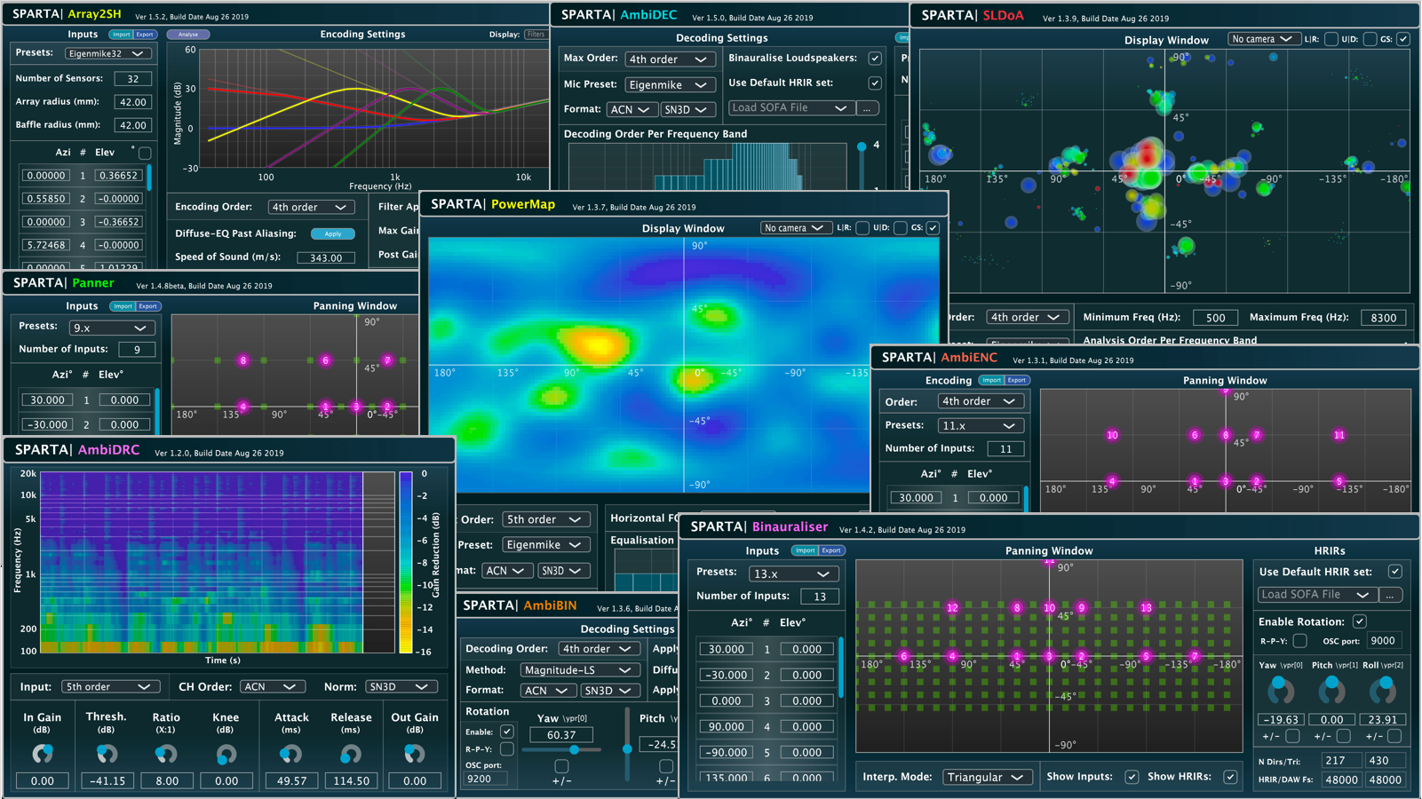SPARTA - Spatial Audio Real-Time Applications